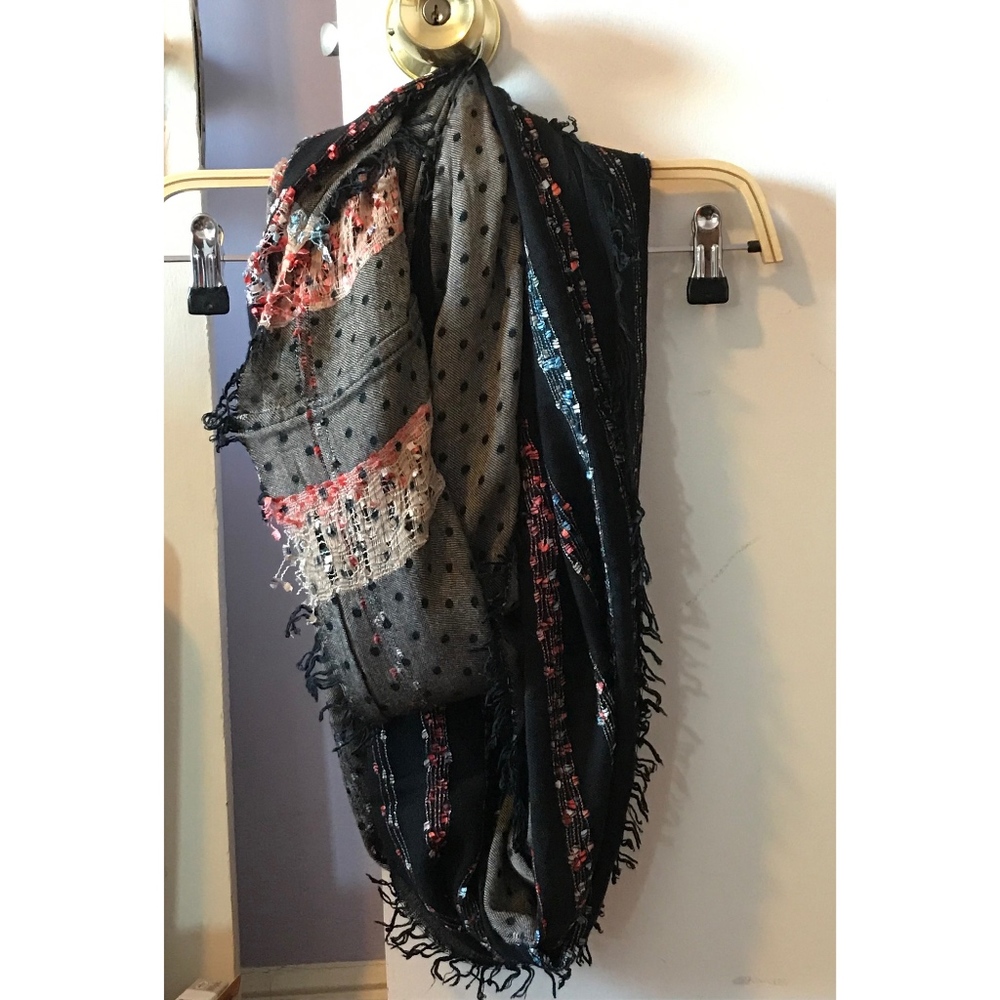 Multi colored infinity scarf from Anthropologie